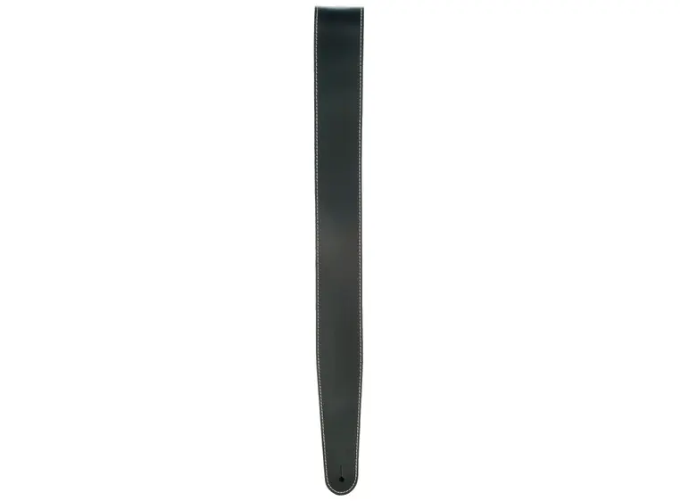 Planet Waves 25LS00-DX DeLuxe Skinn Strap', Black (m/Søm) 
